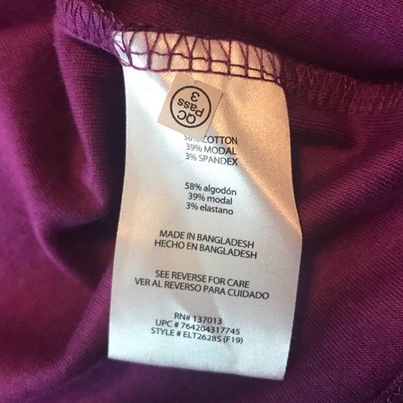 EDDIE BAUER Long Sleeve Round Hem T-Shirt Tee Top - Picture 4 of 6